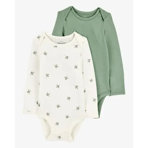 Baby 2-Pack Long-Sleeve PurelySoft Bodysuits - Carter's | Carter's