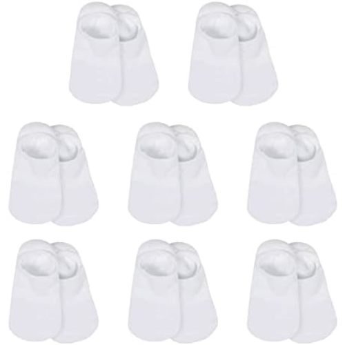 Gerber Baby 8-Pack Wiggle-Proof No Show Socks