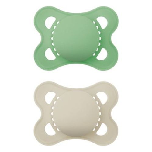 MAM Matte Original Unprinted Pacifier 0-6M - 2pk