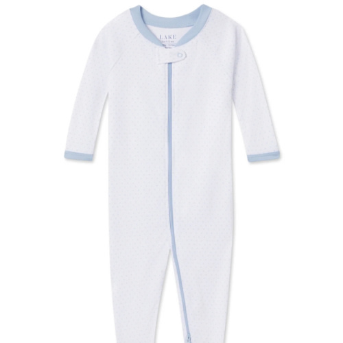 LAKE | Baby | Pima Cotton Pajamas | Night Before Christmas Baby Sleeper