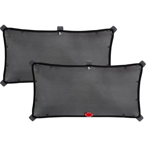 Munchkin® Brica® Magnetic Stretch to Fit™ Sun Shade, Black, 2 Pack