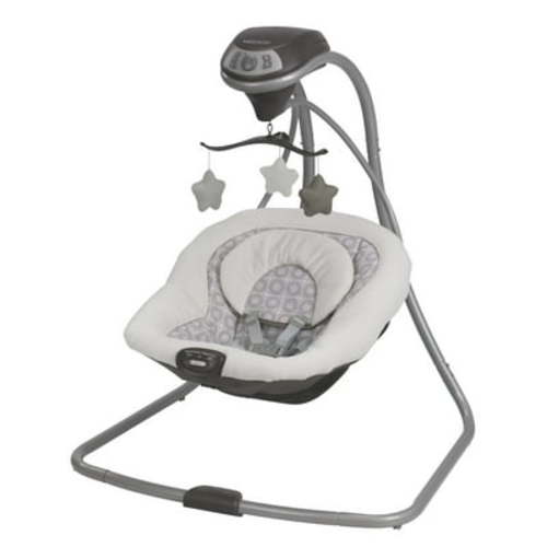 Graco Infant Compact Soothe Swing for Newborns, Abbington
