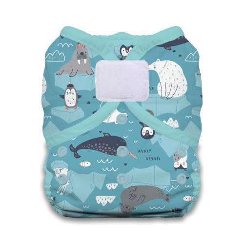 Thirsties Duo Wrap - Hook and Loop (Ice Flow Size 1)