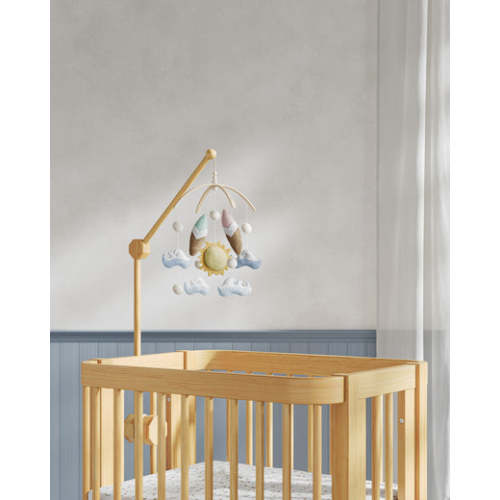 Surf's Up Mobile + Mobile Arm attachment in Walnut