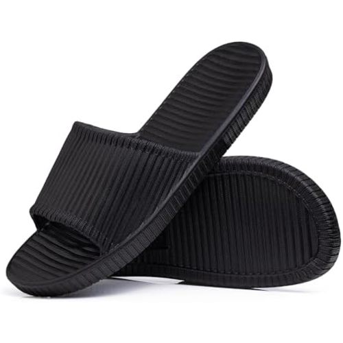 Happy Lily Shower Shoes, Women & Men’s Shower Slippers, Slides Sandals Pool Slides House Slippers Non-Slip Indoor Bathroom Shoes Beach Sandals