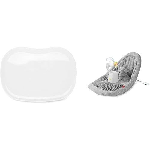 Skip Hop Newborn Essentials Starter & Baby Gift Set, Eat&Play: Upright Seat & Snack Tray
