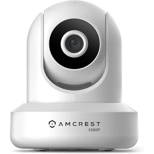 Amcrest 1080P WiFi Security Camera 2MP Indoor Pan/Tilt Wireless IP Camera, IP2M-841W (White)