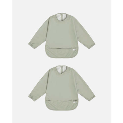 Smock Bib - Sage / 2 Pack