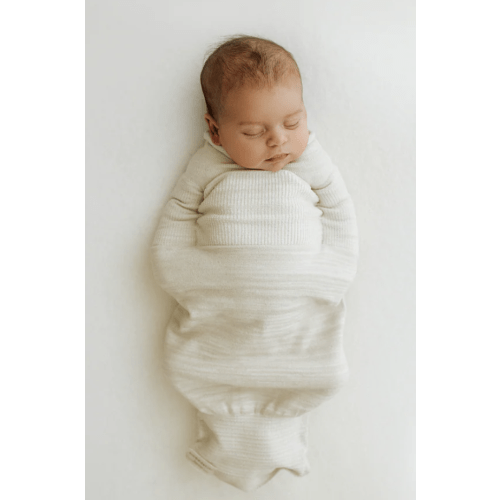 Bamboo Blend Beige Swaddle Sleep Sack – Swaddelini