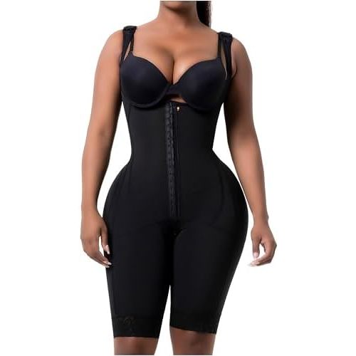 Snatched Body Post Surgery Stage 1 Faja - (Without Bra) Fajas Colombianas Moldeadoras for BBL - Compression Shapewear/Garment