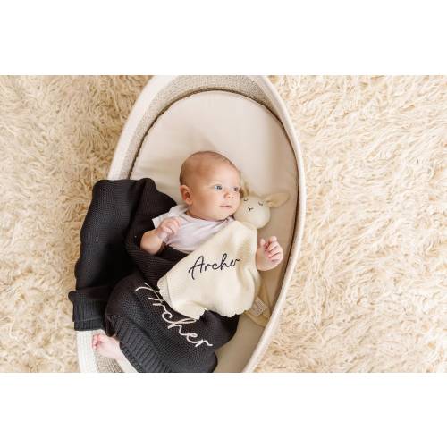 Embroidered Name Knit Blanket, Knitted Baby Name Blanket, Baby Name Blanket, Personalized Name, Name Blanket for Girl, Newborn Photos
