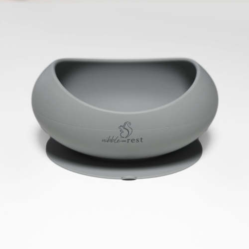 Silicone Suction Bowl – Mess-Free Mealtimes for Little Ones – nibbleandrest