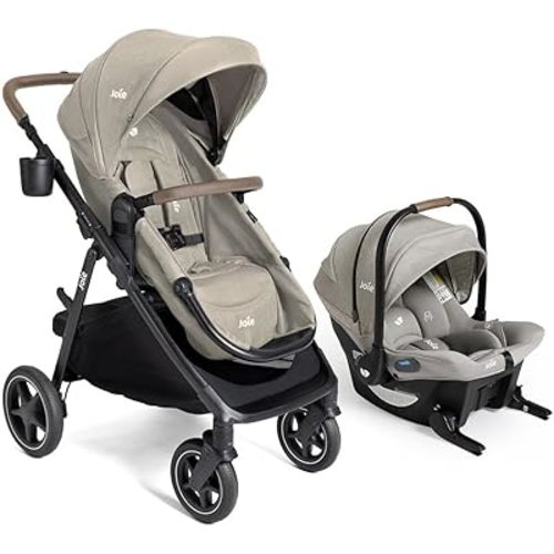 Baby, Ginger LX 4-in1 Stroller + Joie Baby Mint Latch Car Seat (Dove)
