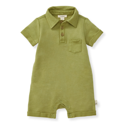 Organic Cotton Polo Baby Boy Romper