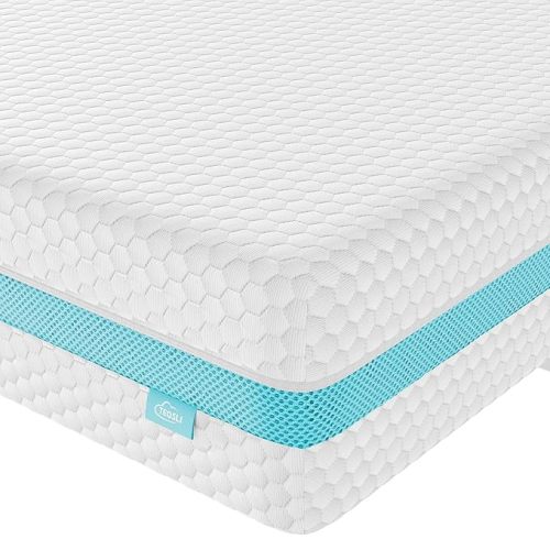 TeQsli Crib Mattress, Dual-Sided Memory Foam Toddler Mattress with Breathable Washable Cover, Standard Size Baby Mattresses for Crib: 52 x 27.6 x 6 Inch
