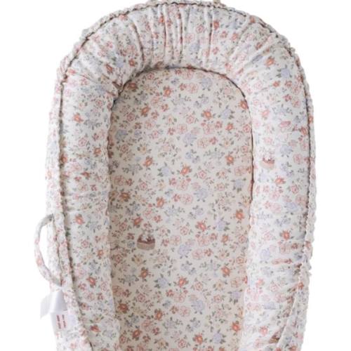 Infant Lounger, Baby Nest Cover for Baby Girls & Boys, Newborn Essentials for Baby 0-18 Months, 100% Cotton Breathable (Wonderland)