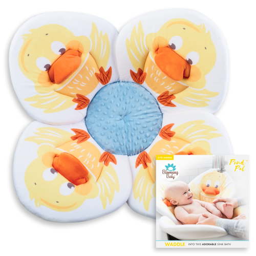 Blooming Bath Pond Pal Baby Bath Seat - Sink Baby Bath Insert, Duck