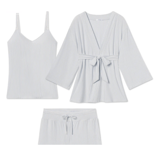 LAKE | Women | DreamModal™ Pajamas | Fog Maternity Kimono Bundle