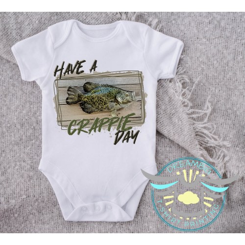 Fishing Baby Onesie® Crappie Fishing Onesie® Papermouth, Fishing Buddy, Biggest Catch Onesie® Fishing Apparel, Fish Baby Outfit, Freshwater