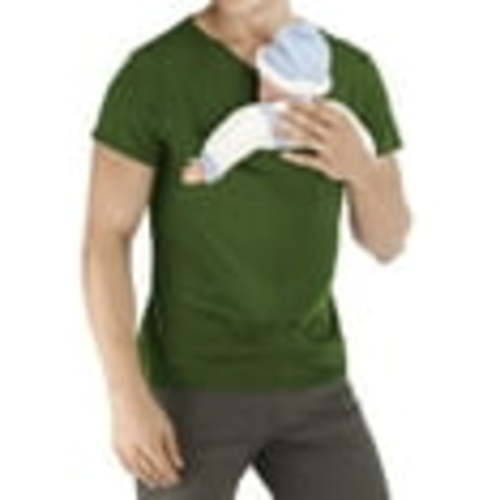 Kangaroo Baby Carrier Shirt Skin to Skin Shirt Kangaroo Dad Shirts Pocket Baby Carrier Daddy Baby Carrier men