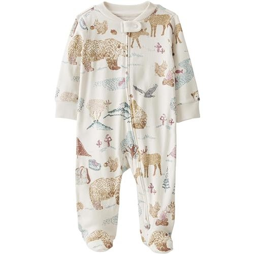 little planet by carter's unisex-baby Sleep and Play made with Organic Cotton, Outdoors, 6M