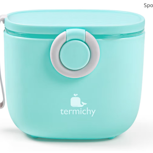 Termichy Baby Formula Dispenser, Portable Milk Powder Dispenser Container with Carry Handle and Scoop for Travel Outdoor Activities with Baby Infant, 8.8OZ, 0.55LB, 250g (Blue) : Amazon.com.au: Baby