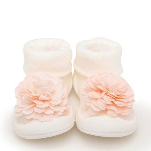 Komuello Baby Shoes - Corsage White Size 18-24m