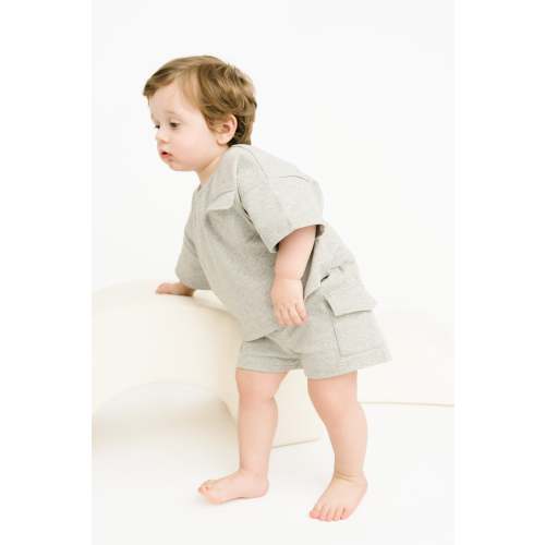 Stone Slouchy Cargo Set