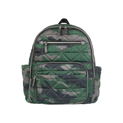 Companion Quilted Nylon Diaper Backpack