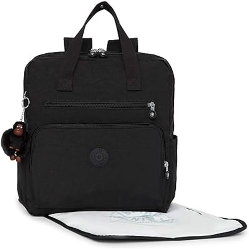 Kipling Audrie Backpack Diaper Bag Black Tonal (Black Tonal)