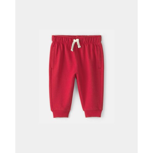 Baby Boy French Terry Pants - Red | Carter's