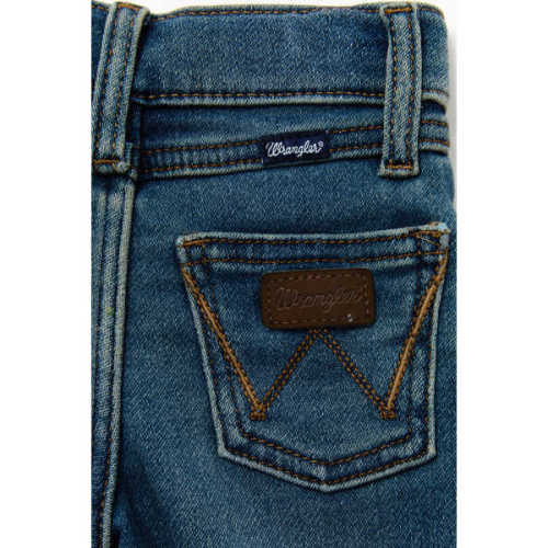 Wrangler Infant Boys' Medium Wash Knit Straight Denim Jeans | Boot Barn