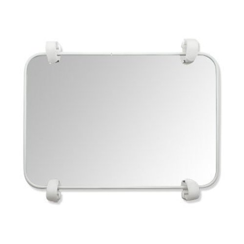 Genius Baby Toys Baby Mirror - Large Crib Mirror - Double-Sided with High Contrast Images - Baby Safe Mirror - NICU Approved - Shatterproof with Hospital Grade Rubber