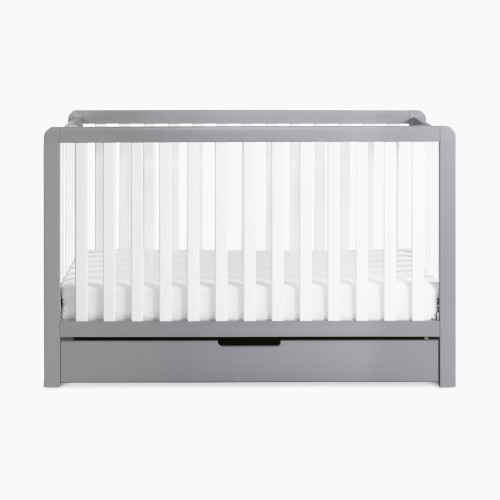 Carter's by daVinci Colby 4-in-1 Convertible Crib with Trundle Drawer - Grey / White