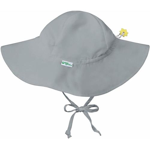 i play. by green sprouts Baby Girls' Brim Hat | All-Day UPF 50+ Sun Protection for Head, Neck, & Eyes