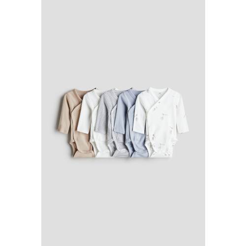 5-PACK WRAPOVER BODYSUITS