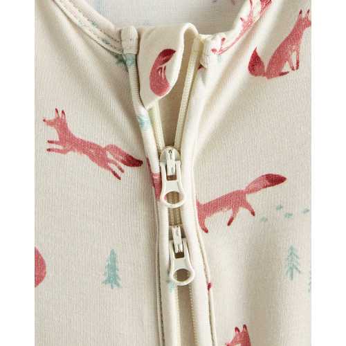 Bamboo Footie Pajama - Baby in Fox
