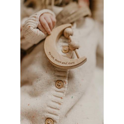 Wooden Moon Rattle Toy | Engraved | Keepsake | Baby Shower Gift | Newborn Baby Gift | Heirloom Gift | Baby Photo Prop | Milestone Photo - Etsy
