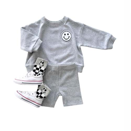 Biker Shorts Set | Gray
