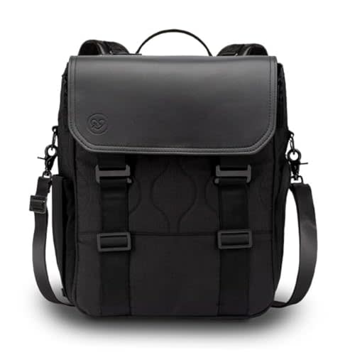 PAPERCLIP Willow Eco-Friendly Diaper Bag Backpack - Unisex Baby Diaper Bag with Changing Station - Perfect Baby Bag for Mom/Dad - Spacious Travel Companion - Stylish & Practical - Panaleras Para Bebe