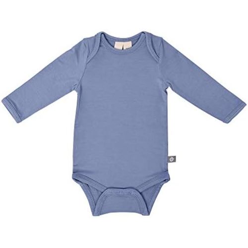 KYTE BABY Soft Bamboo from Rayon Long Sleeve Unisex Bodysuit, 0-24 Months