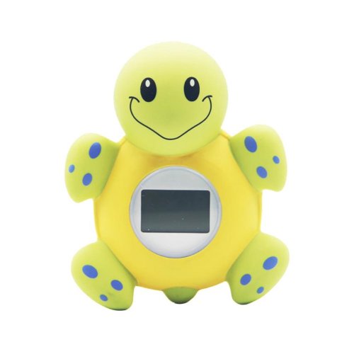 ADVEN Baby Bath Thermometer Fahrenheit and Celsius Green Animal Shape Water Thermometer Baby Bath Toys for Kids Bathroom