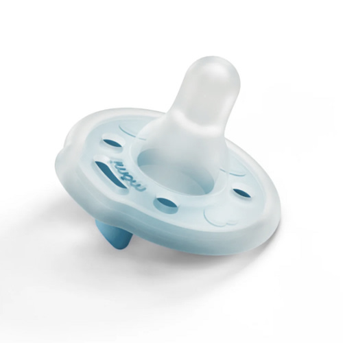 single babypace® breast‑like pacifier in lagoon | mōmi