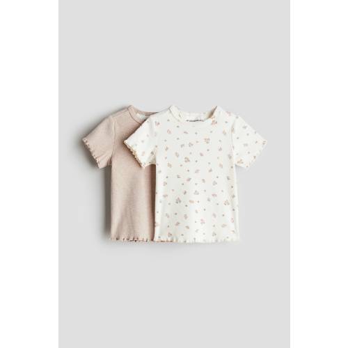 2-PACK RIBBED COTTON TOPS