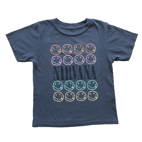 Nirvana Smiley's Tee - Black