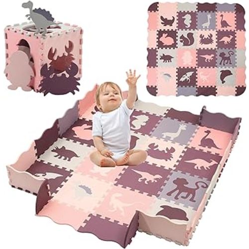 56" X 56" Baby Play Mat Floor Mat Foam Puzzle Playmat for Toddlers
