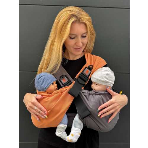Twin hip carrier, Twins baby carrier, for baby’s and toddler twin, Cotton twin carrier, Can be used separately