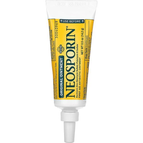 Neosporin Original Antibiotic Ointment, 24-Hour Infection Prevention for Minor Wound, .5 oz