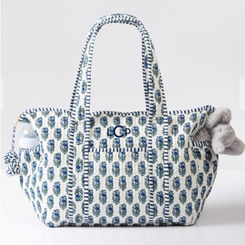 Block Print Diaper Bag