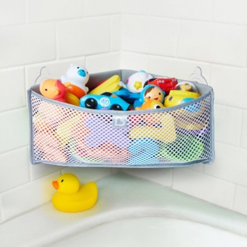 Munchkin High'n Dry Corner Bath Toy Organizer - Gray